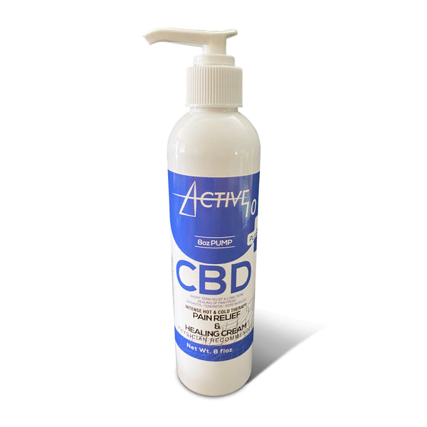 Active 10 PLUS with Full Spectrum Hemp Oil (8oz Pump)